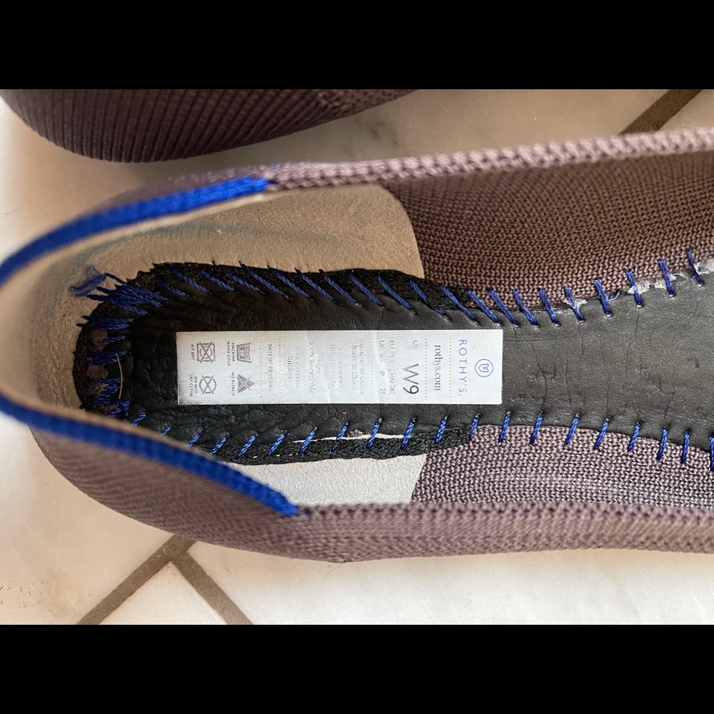 Rothy’s “The Point” In Retired Color Mink Size 9 - image 5